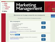 Tablet Screenshot of marketing-management.pearson.fr