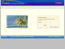 Tablet Screenshot of oasis-in.pearson.com